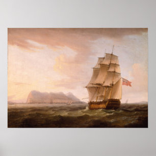 Man van oorlog voor Gibraltar Poster