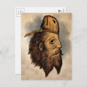 Man van paarden briefkaart (Voorkant / Achterkant)