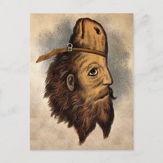 Man van paarden briefkaart (Voorkant)