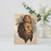 Man van paarden briefkaart (Staand voorkant)