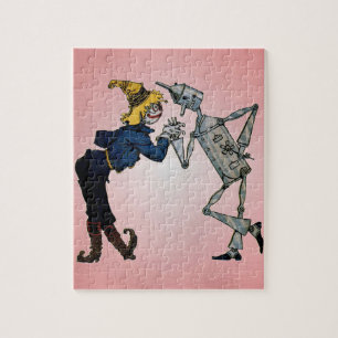 Man van pees en tin legpuzzel