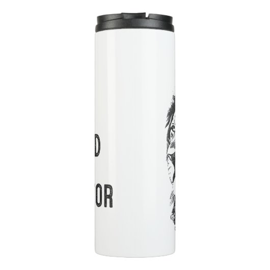 Man van religie thermosbeker (Achterkant)