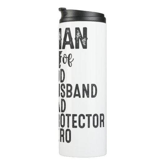 Man van religie thermosbeker (Geroteerd rechts)