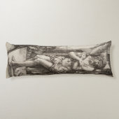 Man van Sorrows door Albrecht Durer Lichaamskussen (Achterkant)