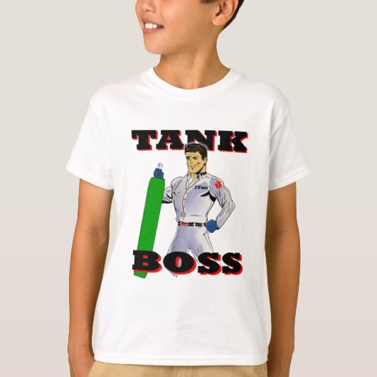Man van tankboss t-shirt (Voorkant)