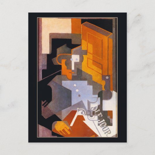 Man van Touraine door Juan Gris Briefkaart (Voorkant)