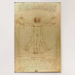 Man van Vitruvius door Leonardo da Vinci (ca. 1490 Legpuzzel