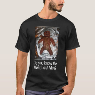 Man van vleesblad t-shirt