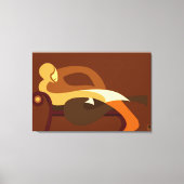 Man van vrije tijd canvas afdruk (Voorkant)