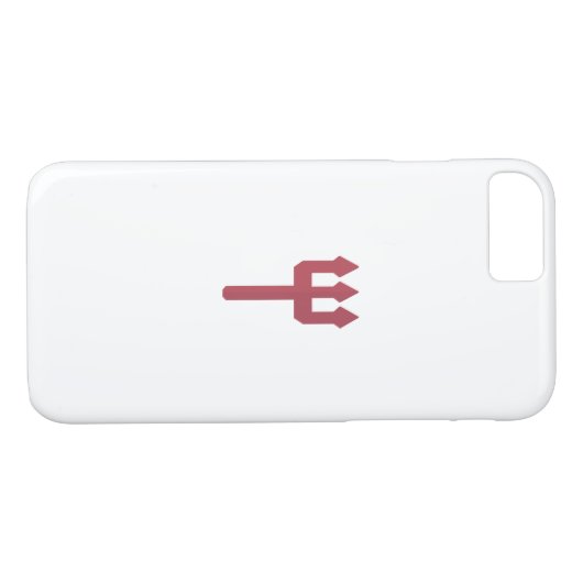 Man Verenigde minimalistische duivel Case-Mate iPhone Case (Achterkant (Horizontaal))