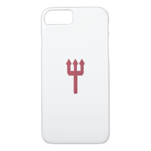 Man Verenigde minimalistische duivel iPhone 8/7 Hoesje