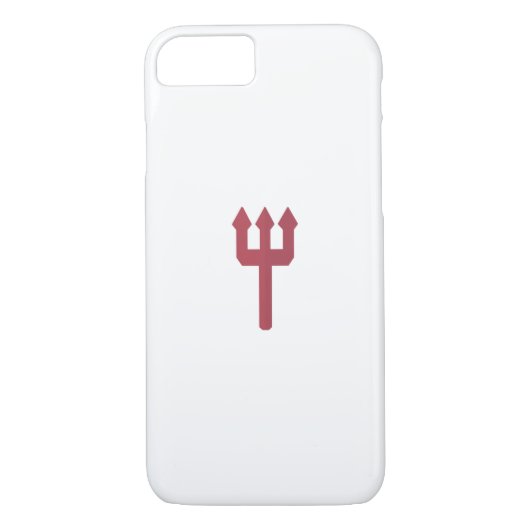 Man Verenigde minimalistische duivel Case-Mate iPhone Case (Achterkant)