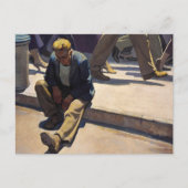 Man vergeten, 1934 door Maynard Dixon Briefkaart (Voorkant)