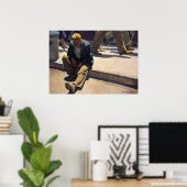 Man vergeten, 1934 door Maynard Dixon Poster (Thuiskantoor)