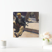 Man vergeten, 1934 door Maynard Dixon Vierkante Klok (Huis)