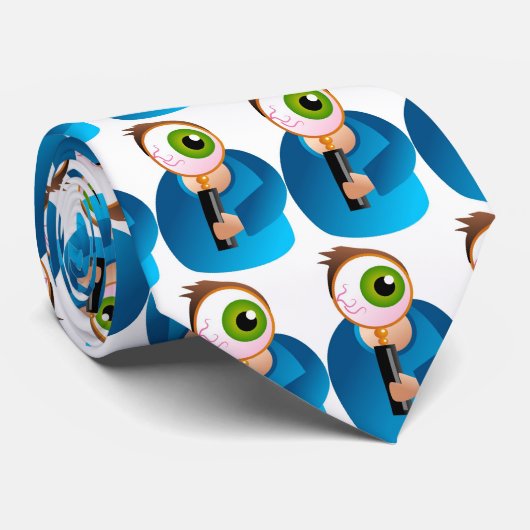 Man vergroten stropdas (Opgerold)