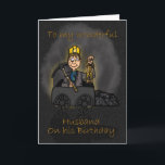 Man Verjaardag Kaart - Coal Miner Cartoon<br><div class="desc">Man Verjaardag Kaart - Coal Miner Cartoon</div>