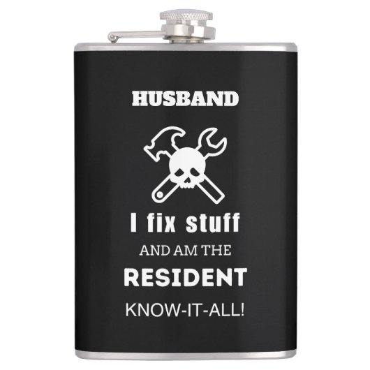 MAN Verjaardagscadeau Mannen Funny Unique DAD OPA Heupfles (Voorkant)