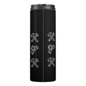 MAN Verjaardagscadeau Mannen Grappig OPA Pensioen Thermosbeker (Achterkant)