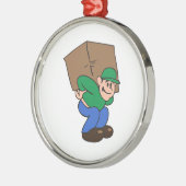 MAN VERPLAATSEN METALEN ORNAMENT (Links)