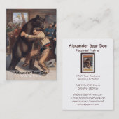 Man versus Beer - Personal Trainer Visitekaartje (Voorkant / Achterkant)