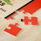 man Victoriaans handelskaart Legpuzzel (Zijkant)