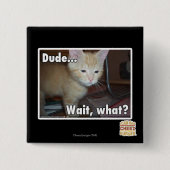 Man Vierkante Button 5,1 Cm (Voorkant)