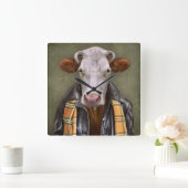 Man Vierkante Klok (Huis)