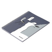 Man Violin afspelen Notitieboek (Linkerzijde)