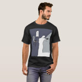 Man Violin afspelen T-shirt (Voorkant volledig)