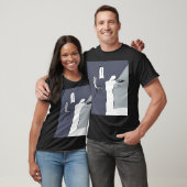 Man Violin afspelen T-shirt (Unisex)