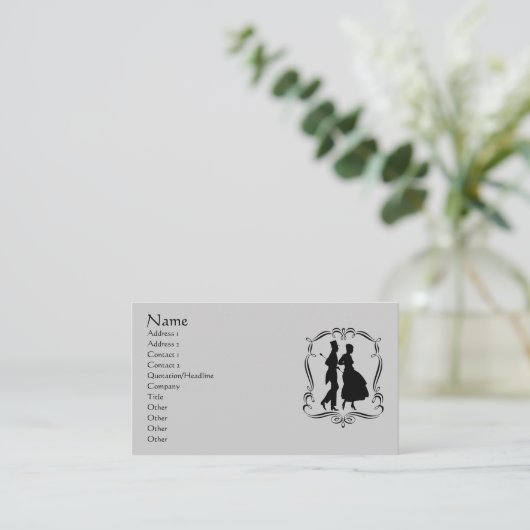   Man Visitekaartje (Staand voorkant)