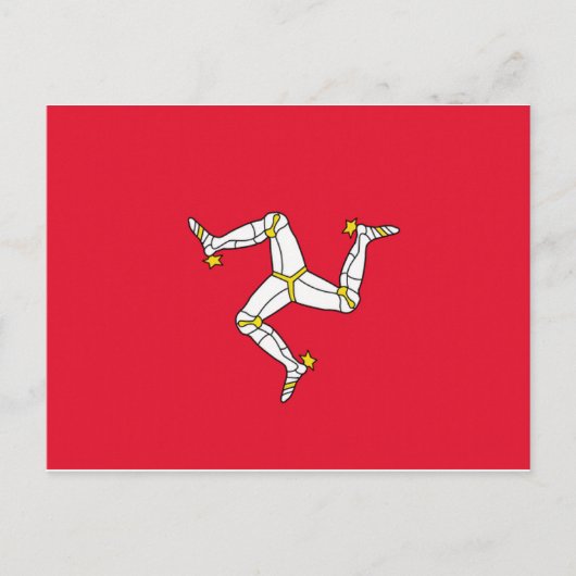 Man vlag briefkaart (Voorkant)