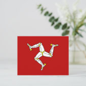 Man vlag briefkaart (Staand voorkant)