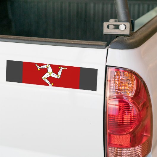 Man vlag bumpersticker (Op Truck)