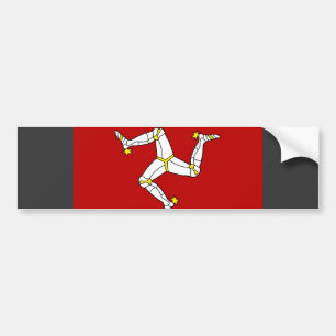 Man vlag bumpersticker