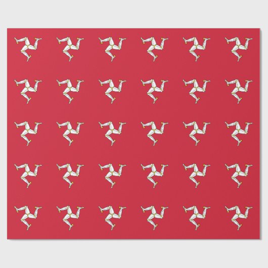 Man vlag cadeaupapier (Vlak)