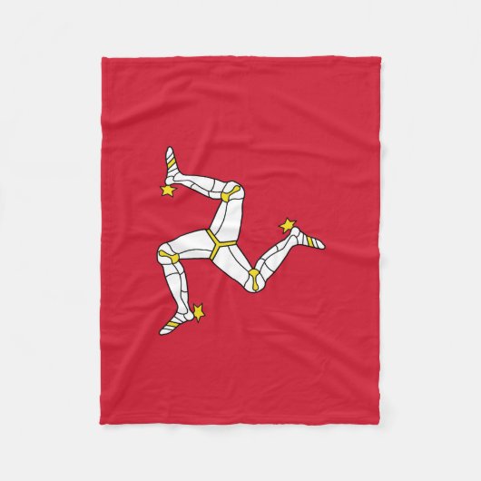 Man vlag fleece deken (Voorkant)