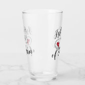 Man vlag in een hart, manx glas (Links)