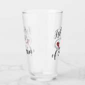 Man vlag in een hart, manx glas (Rechts)