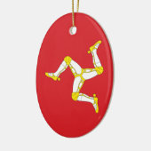 Man vlag keramisch ornament (Links)