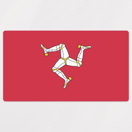 Man vlag labels (Design 2)