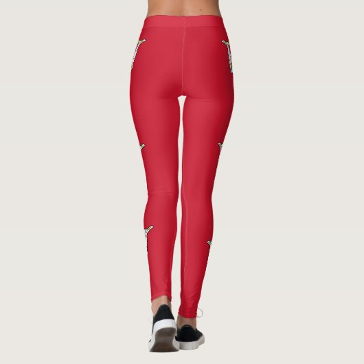 Man vlag leggings (Achterkant)
