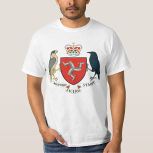 Man vlag - Manx Emblem - Brattagh Vannin T-shirt