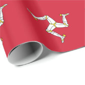 Man vlag - Manx vlag - Brattagh Vannin Cadeaupapier (Rol Hoek)