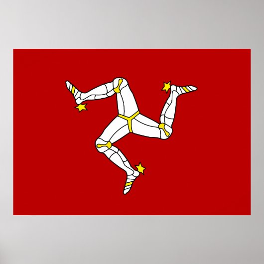 Man vlag poster (Voorkant)