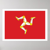 Man vlag poster (Voorkant)