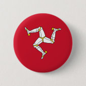 Man vlag ronde button 5,7 cm (Voorkant)