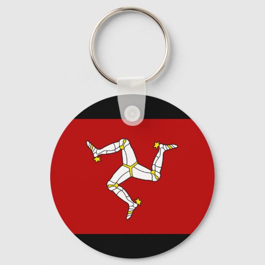 Man vlag sleutelhanger (Voorkant)