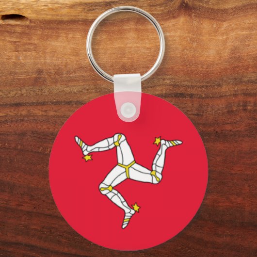 Man vlag sleutelhanger (Voorkant)